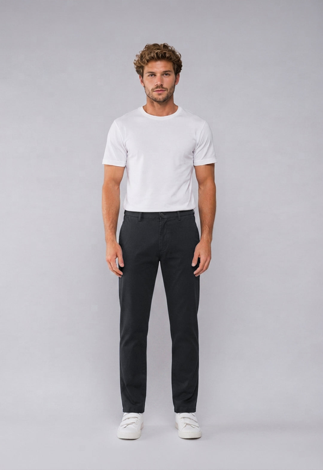 Calça Social Versátil Zip Preto