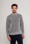 Suéter Peluciado Basic  Cinza