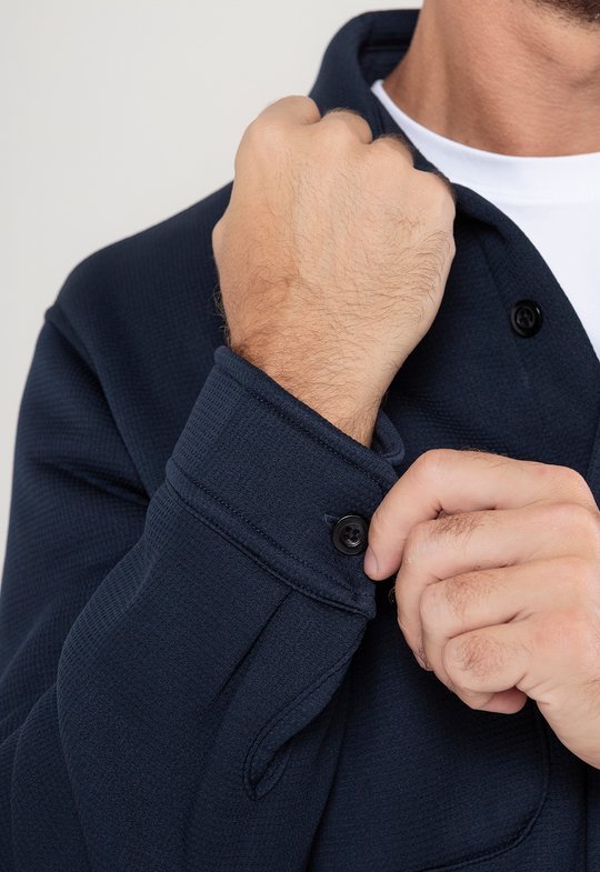 Camisa Premium Forrada Em Sherpa  Marinho