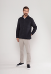 Camisa Premium Forrada Em Sherpa Preta