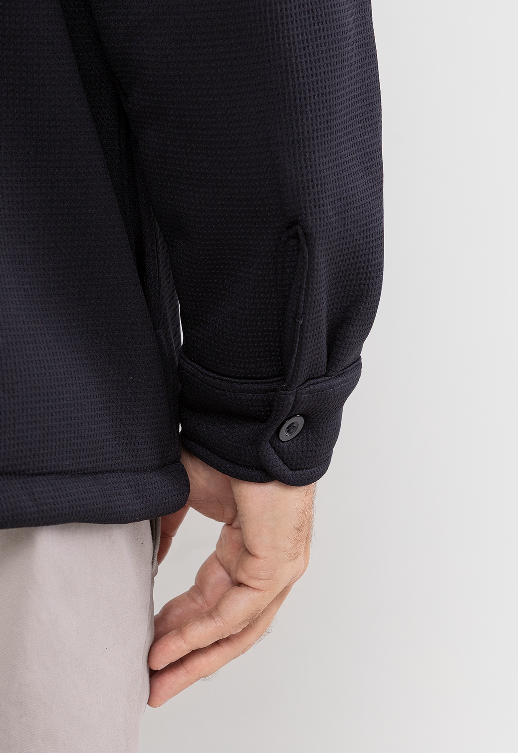 Camisa Premium Forrada Em Sherpa Preta