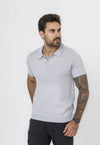 Polo Tricot Metropolitan Cinza