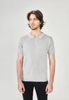 Polo Tricot Design Cinza