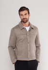 Jaqueta Suede Texturizada Classic Caqui