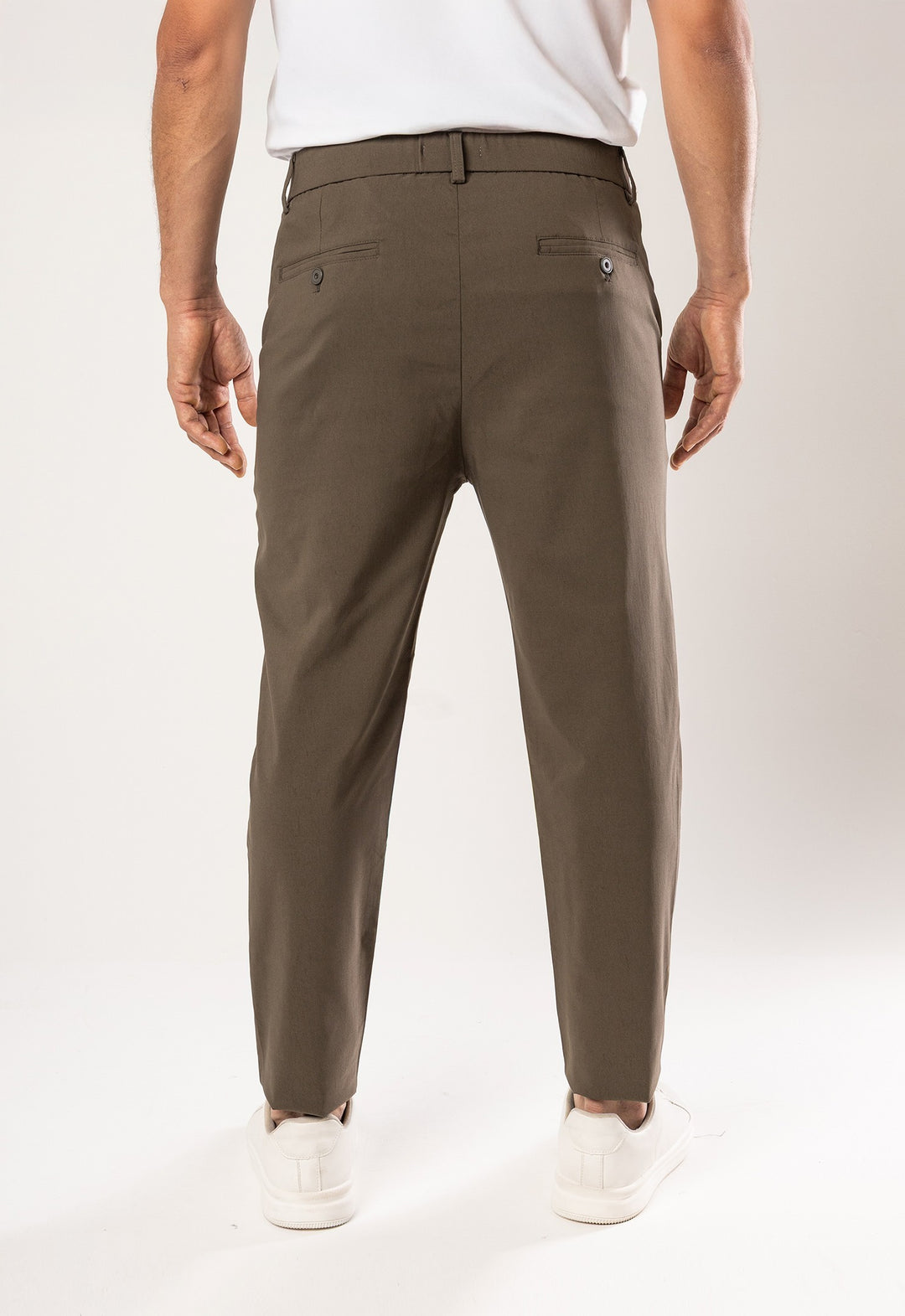 Calça Social Versátil Verde Militar