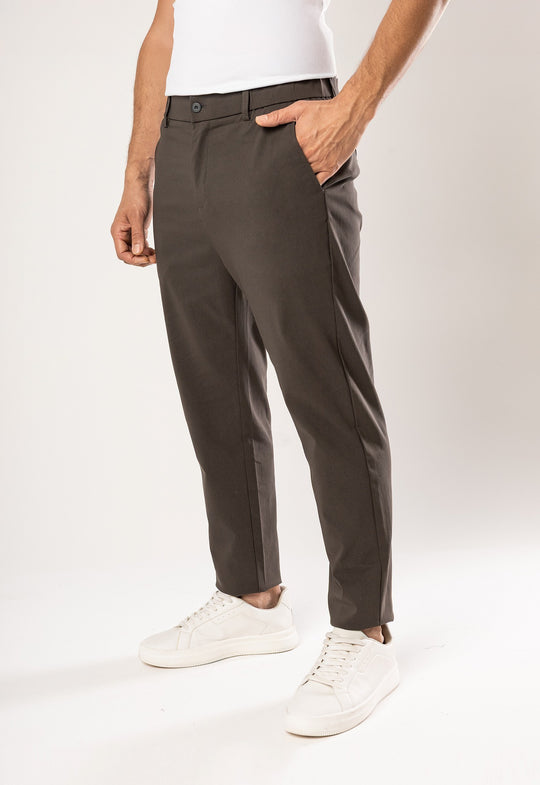 Calça Social Versátil Verde Musgo