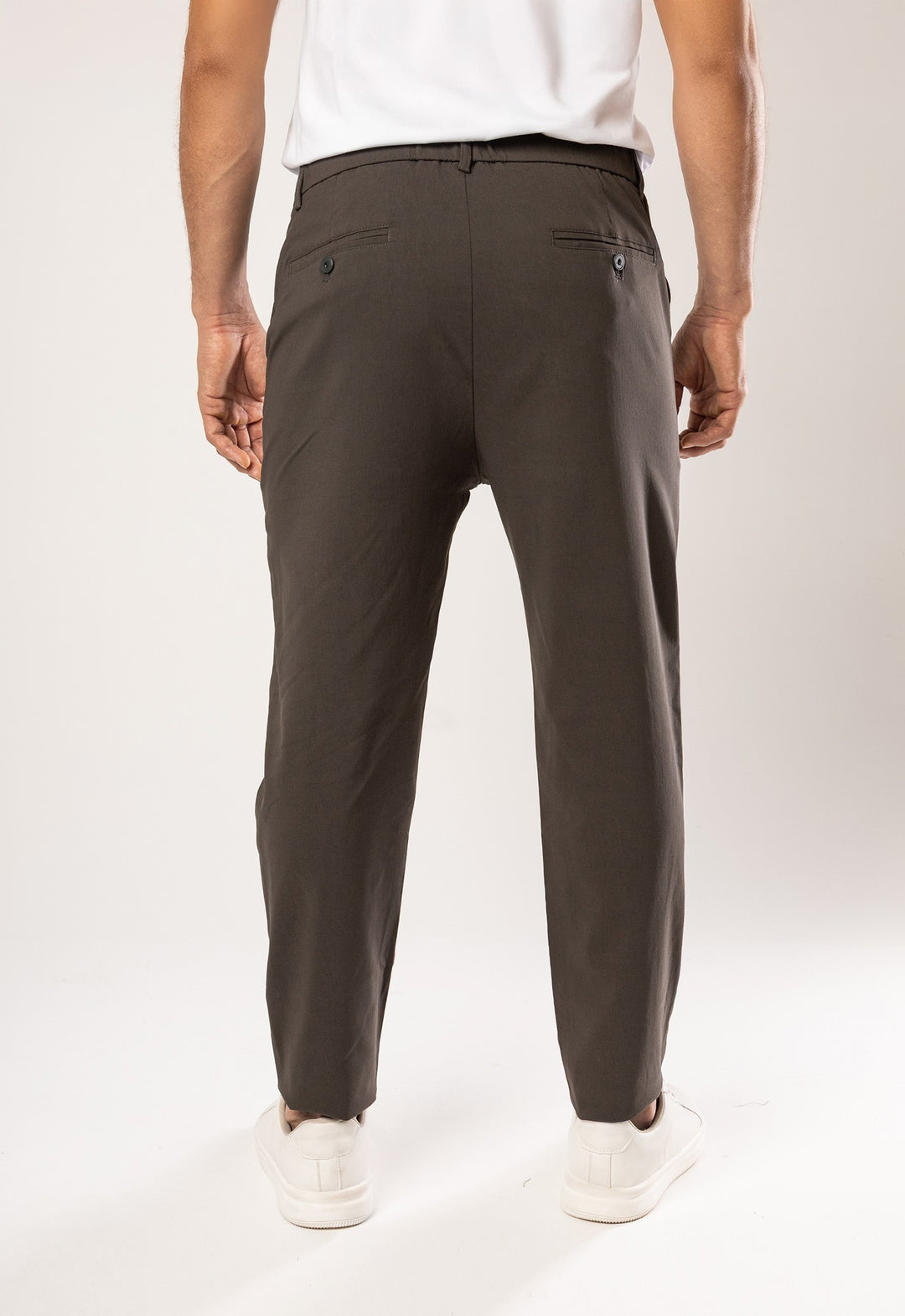 Calça Social Versátil Verde Musgo
