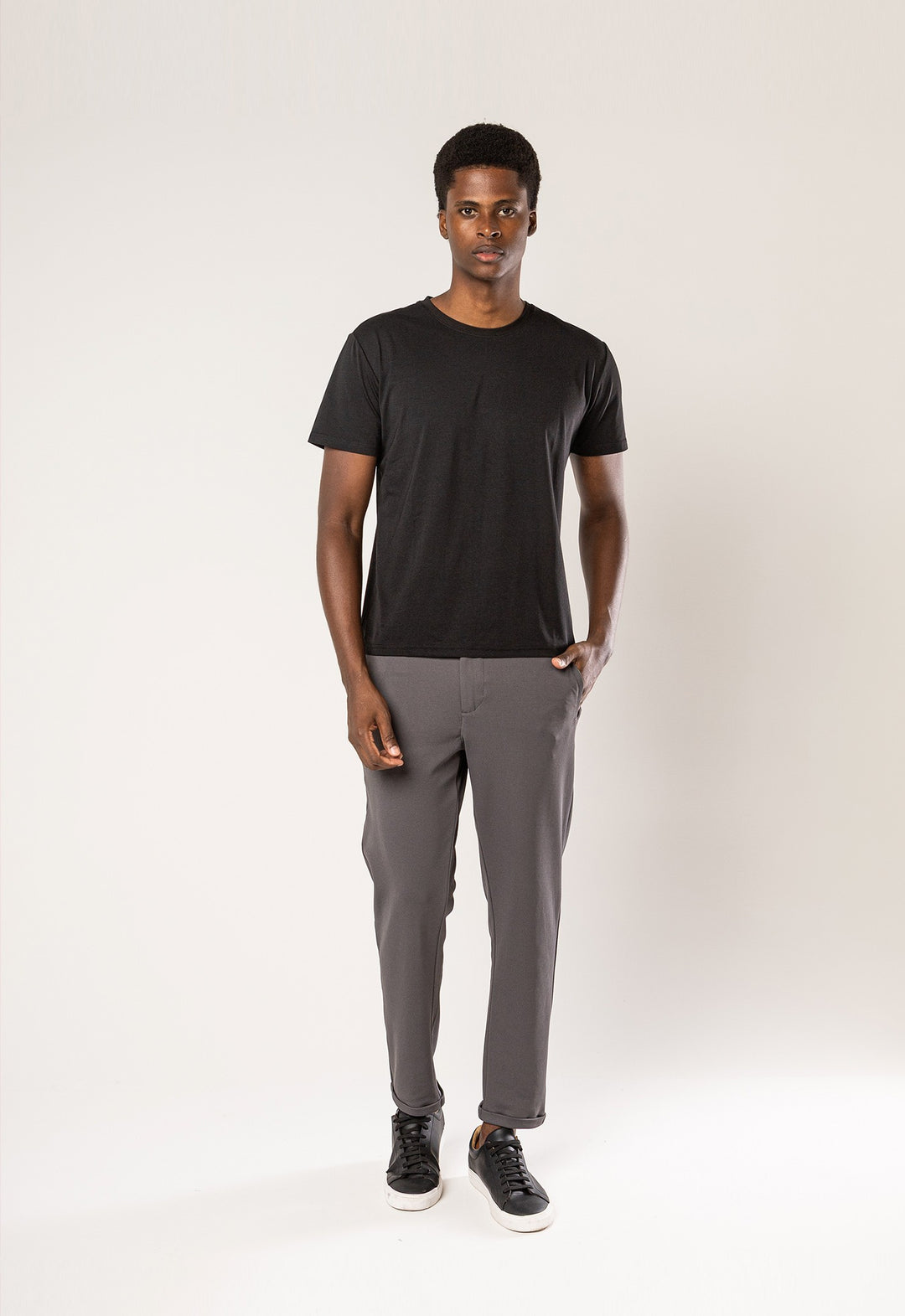 Calça Comfort Piquet Chumbo