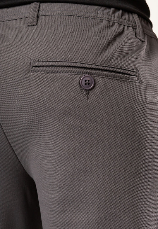 Calça Comfort Piquet Chumbo