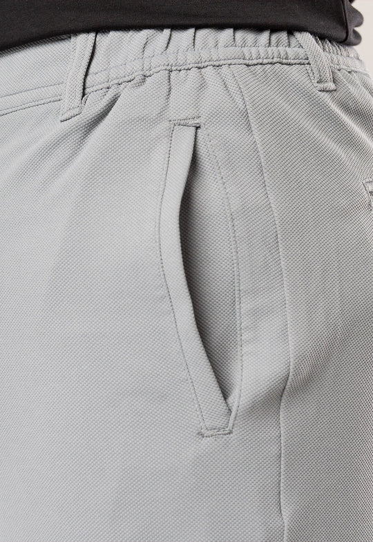 Calça Comfort Piquet Cinza