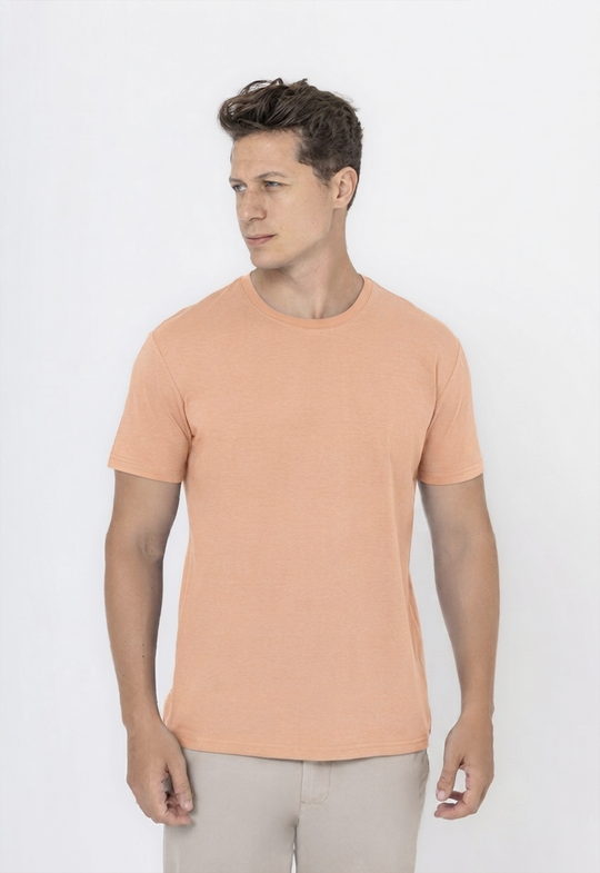 CAMISETA MALHA SORONA LARANJA
