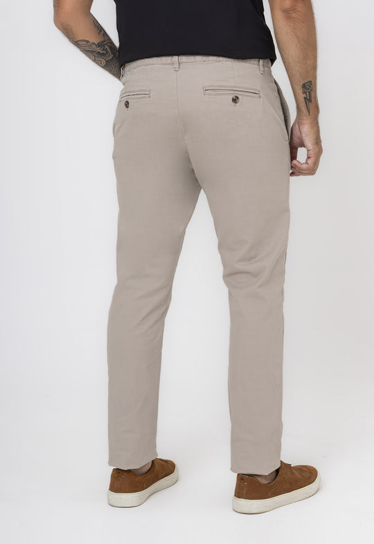 CALÇA SARJA METROPOLITAN CAQUI