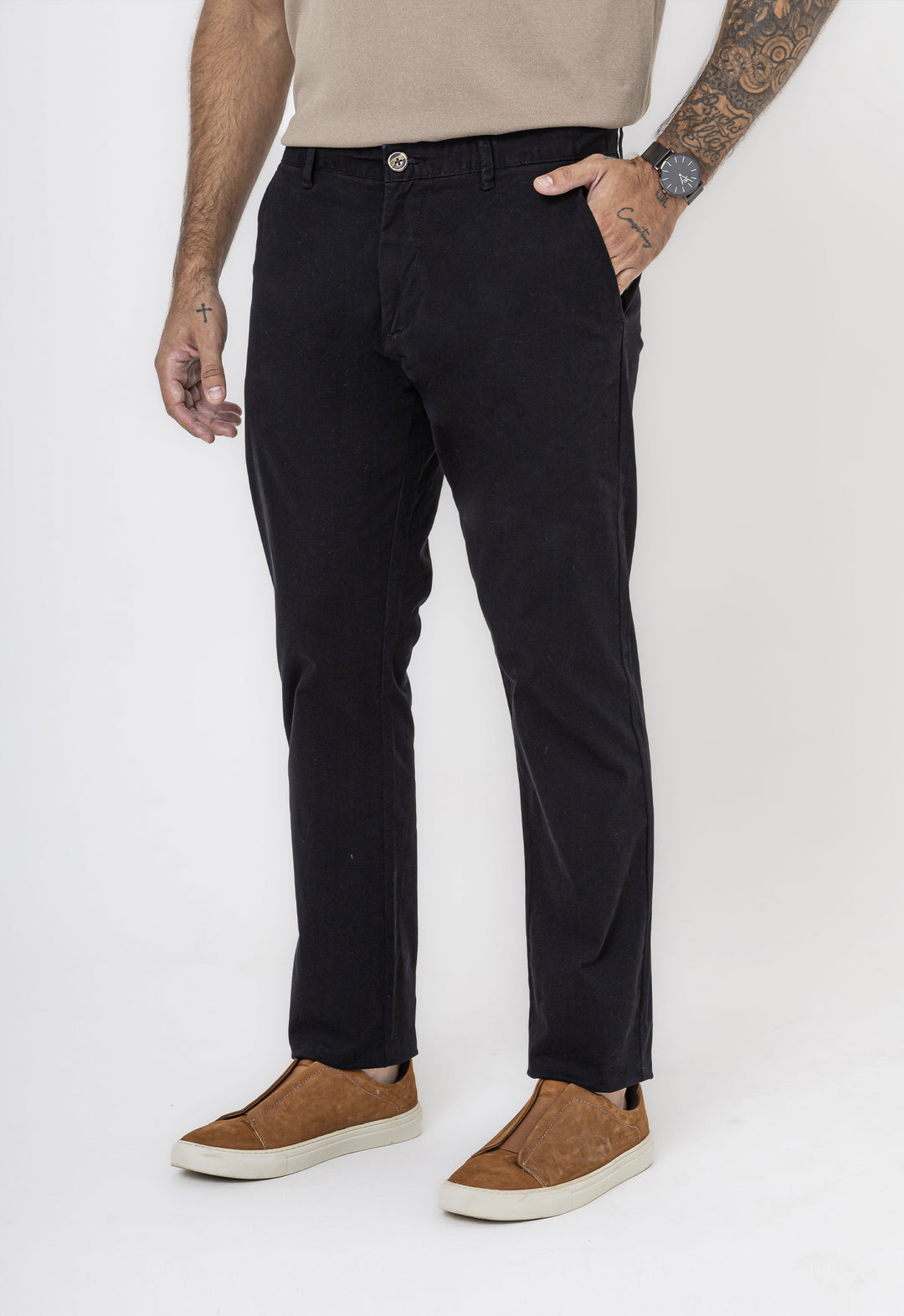 CALÇA SARJA METROPOLITAN MARINHO