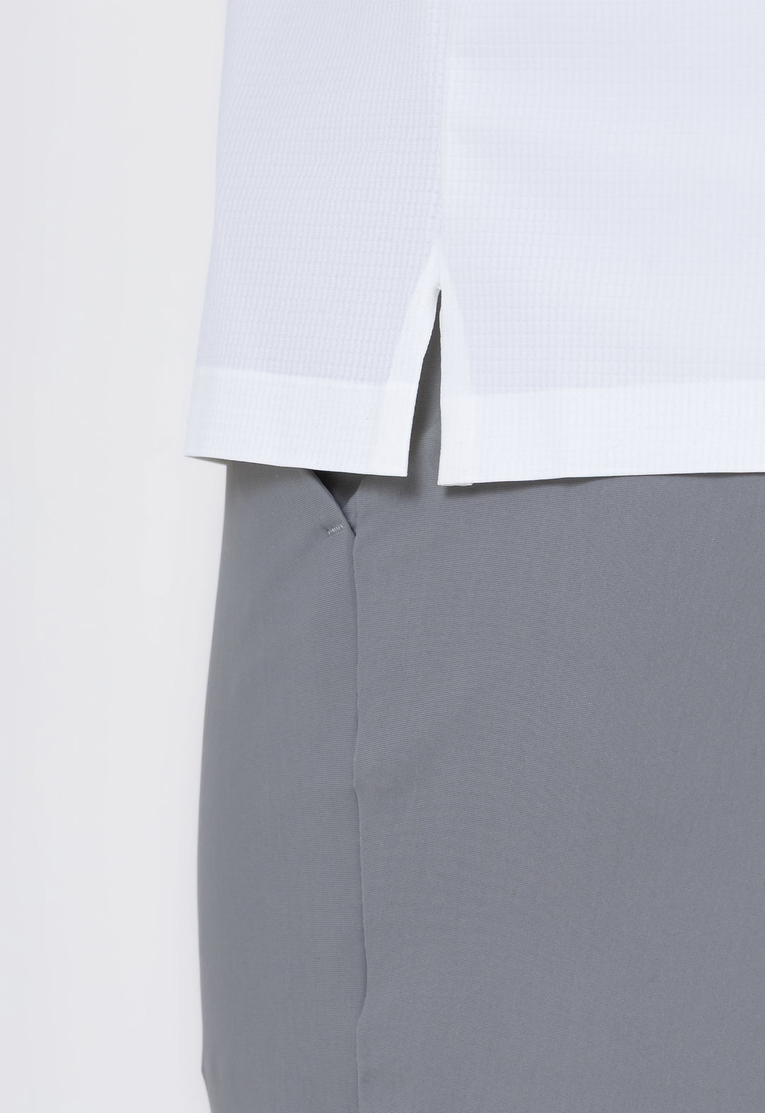 Polo Dry-Fit Motion Texturizada Off White