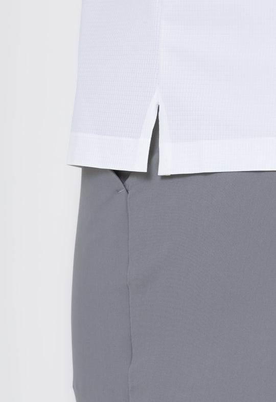 Polo Dry-Fit Motion Texturizada Off White