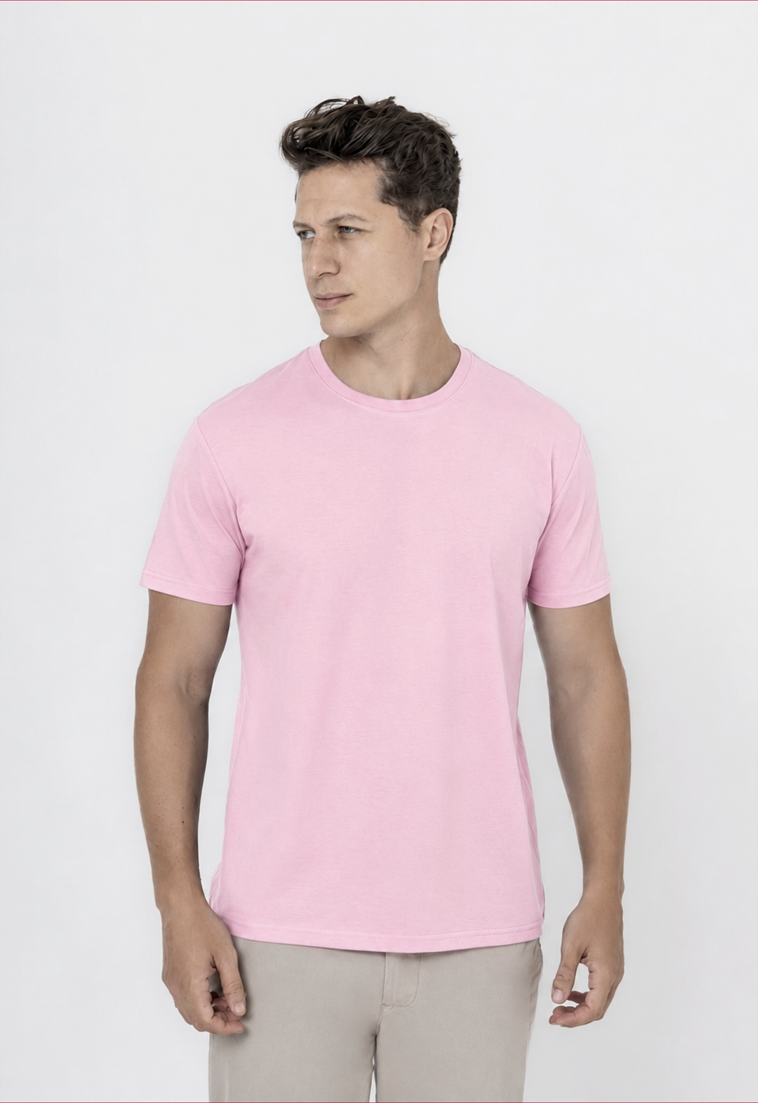 CAMISETA MALHA SORONA ROSA