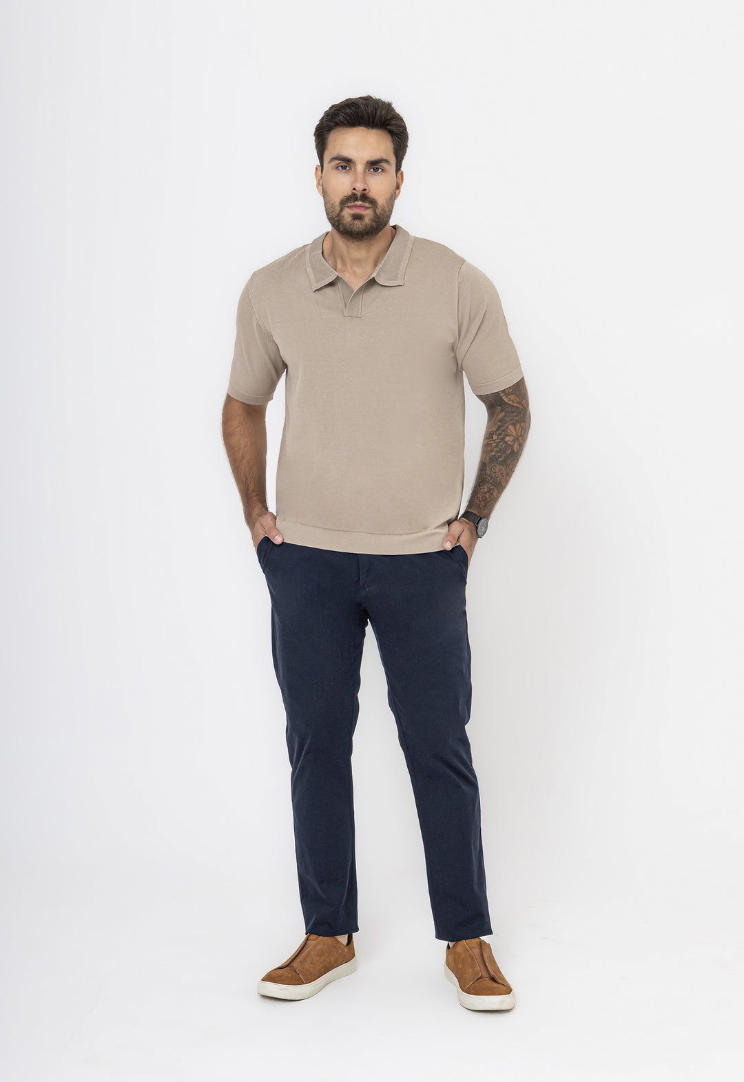 CALÇA SARJA METROPOLITAN MARINHO