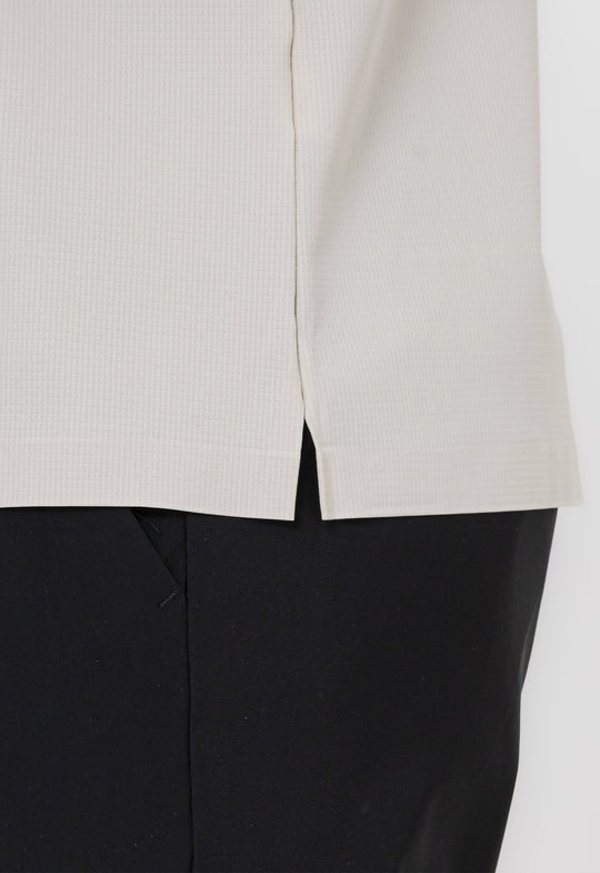 Polo Dry-Fit Motion Texturizada Bege