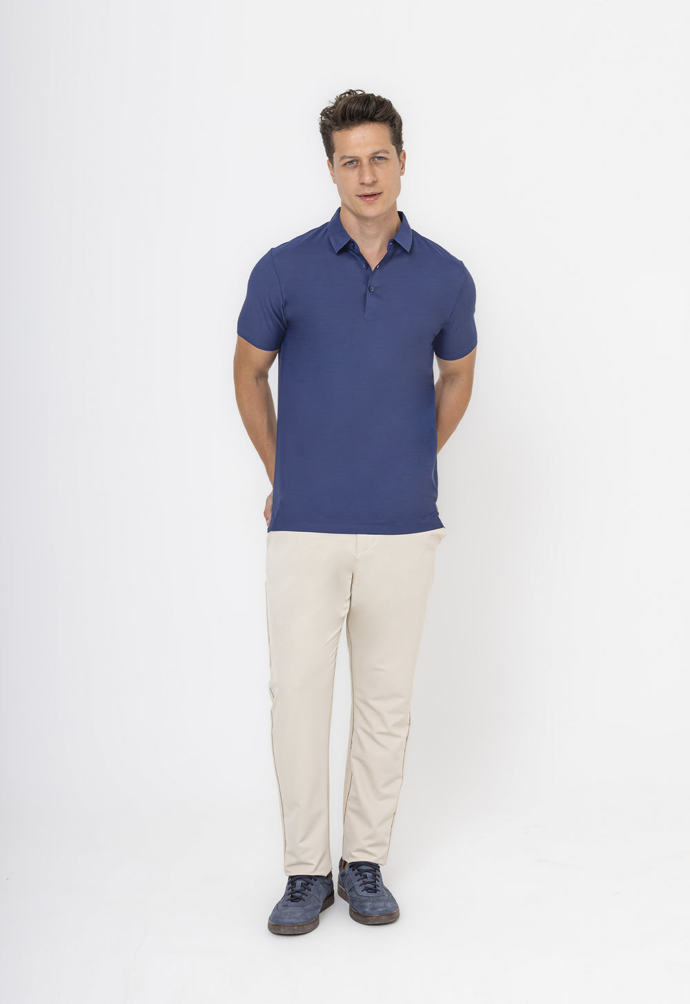 POLO DRY-FIT MOTION DESIGN MARINHO