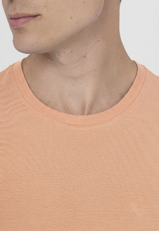 CAMISETA MALHA SORONA LARANJA