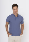 POLO DRY-FIT MOTION DESIGN AZUL