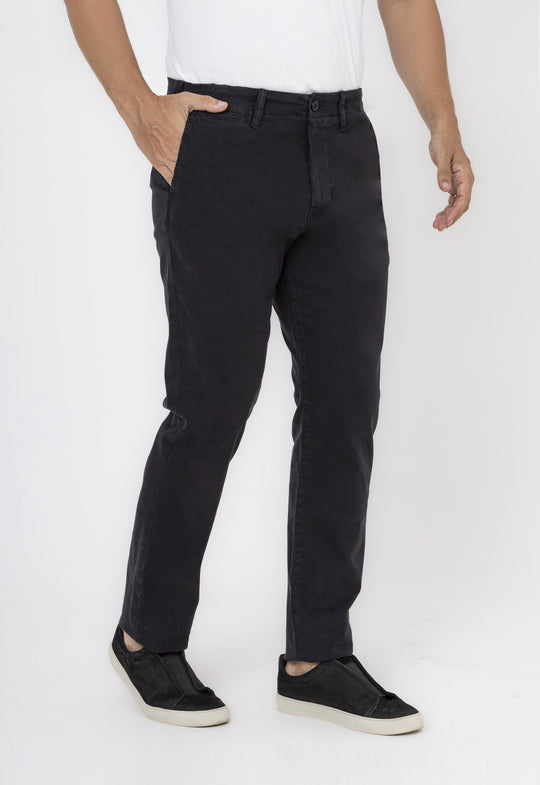 CALÇA SARJA DESIGN PRETA