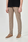 CALÇA COMFORT PIQUET CAQUI