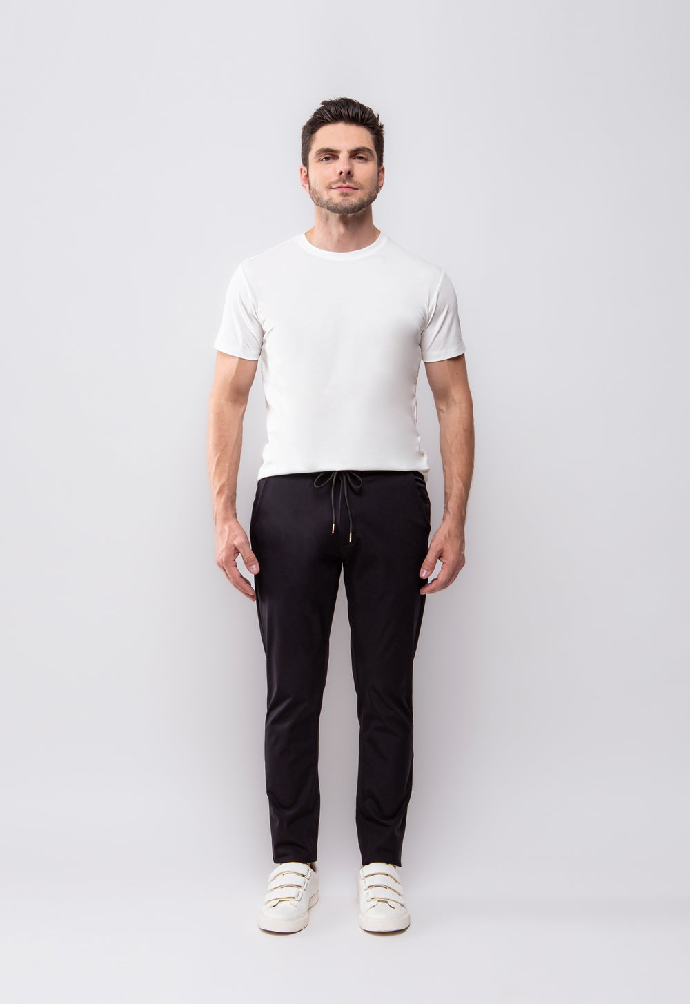 CALÇA ALFAIATARIA COMFORT COM AMARRAÇÃO PRETO