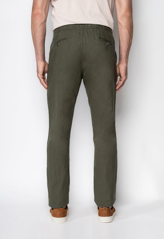 CALÇA RIVIERA LINHO COM ALGODÃO VERDE
