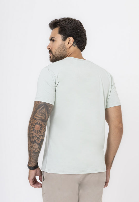 CAMISETA MALHA SORONA MENTA
