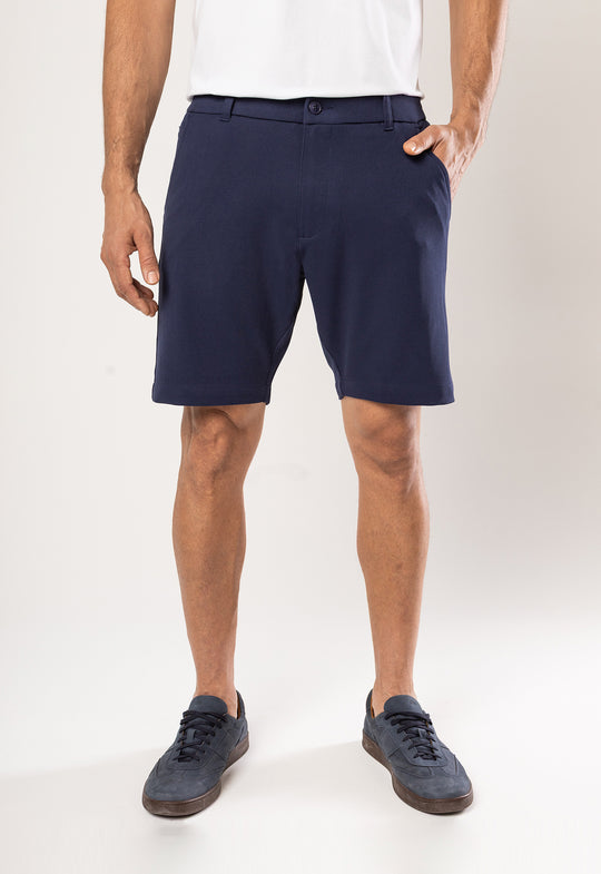 BERMUDA COMFORT PIQUET MARINHO