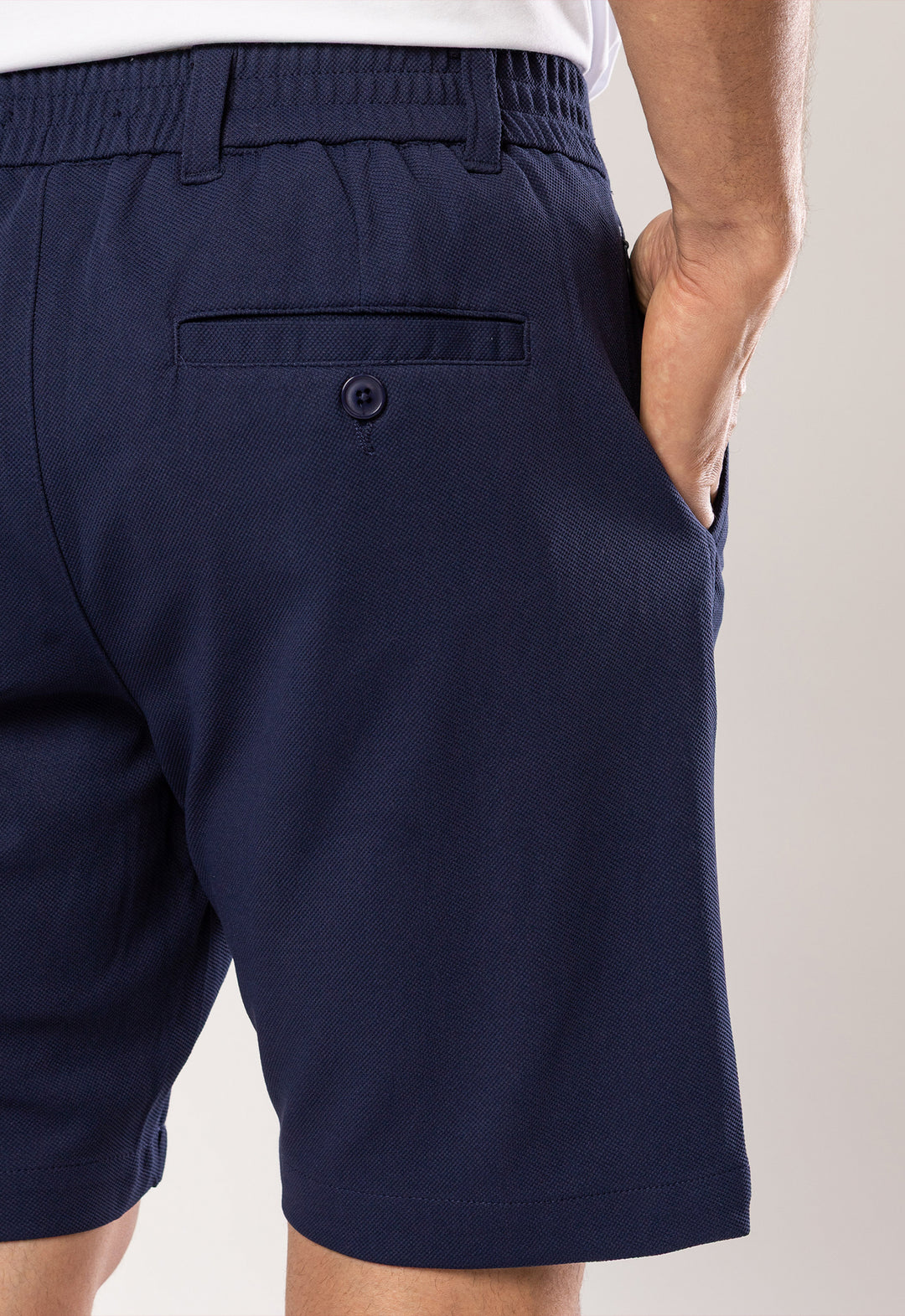 BERMUDA COMFORT PIQUET MARINHO