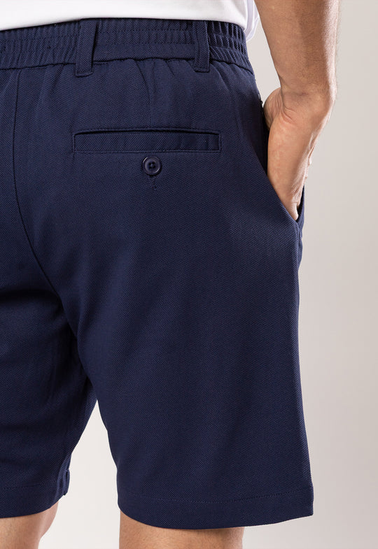 BERMUDA COMFORT PIQUET MARINHO