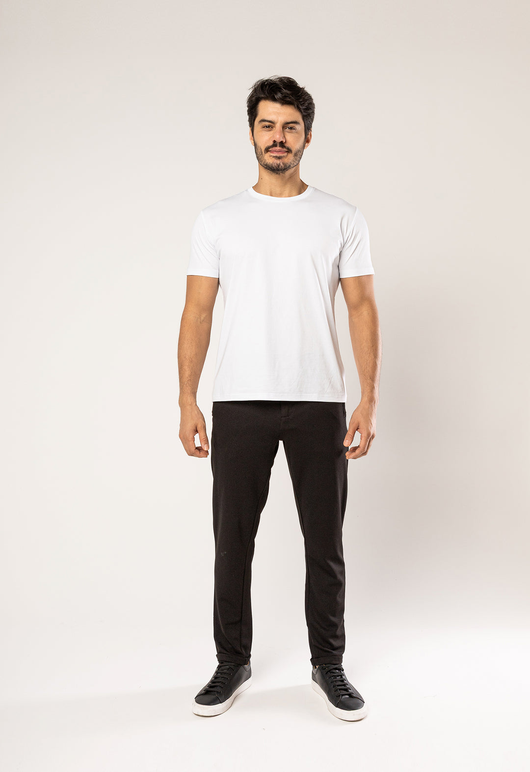 CALÇA COMFORT PIQUET PRETA