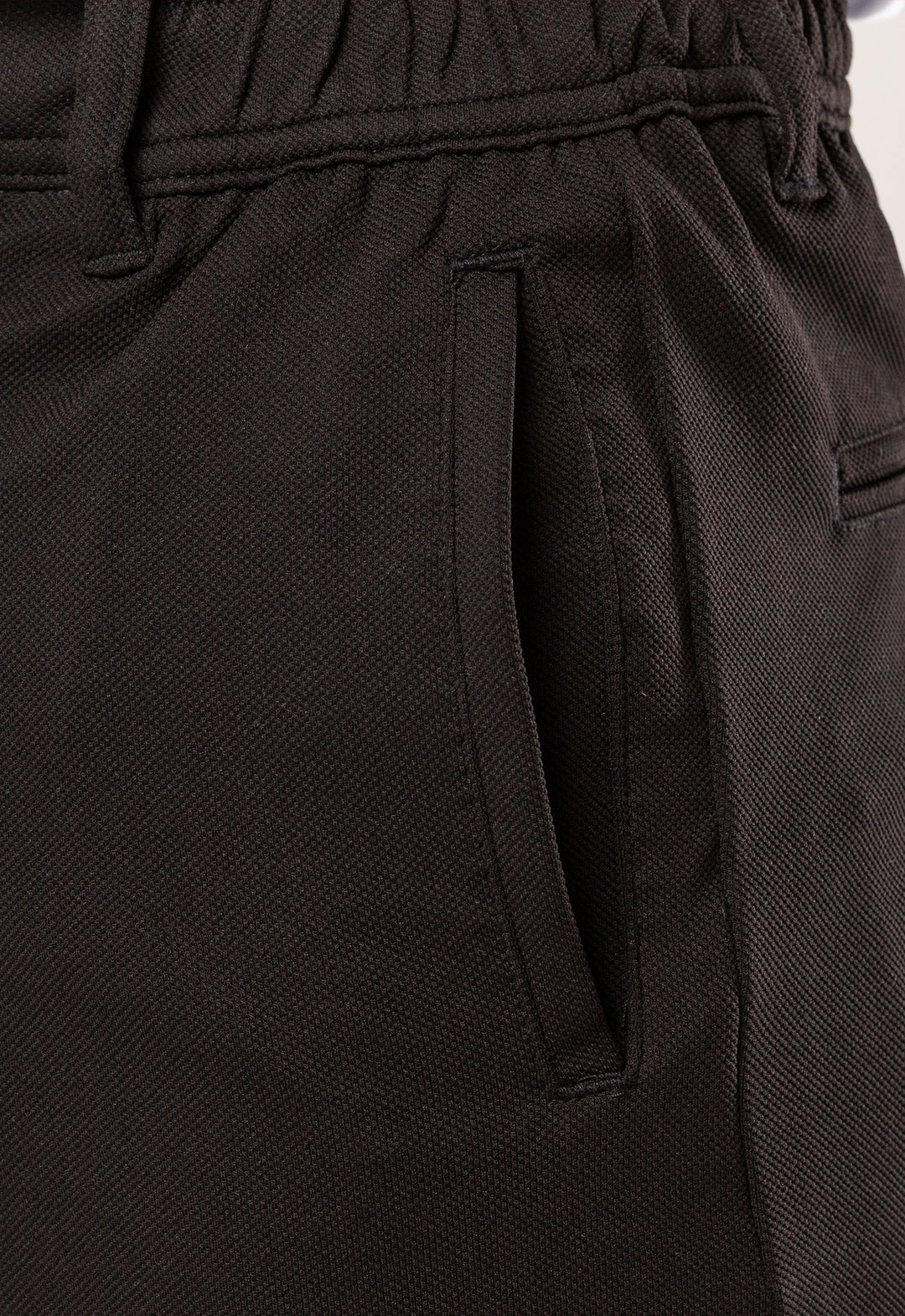 CALÇA COMFORT PIQUET PRETA