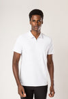 Polo Dry-Fit Motion Zip Branca