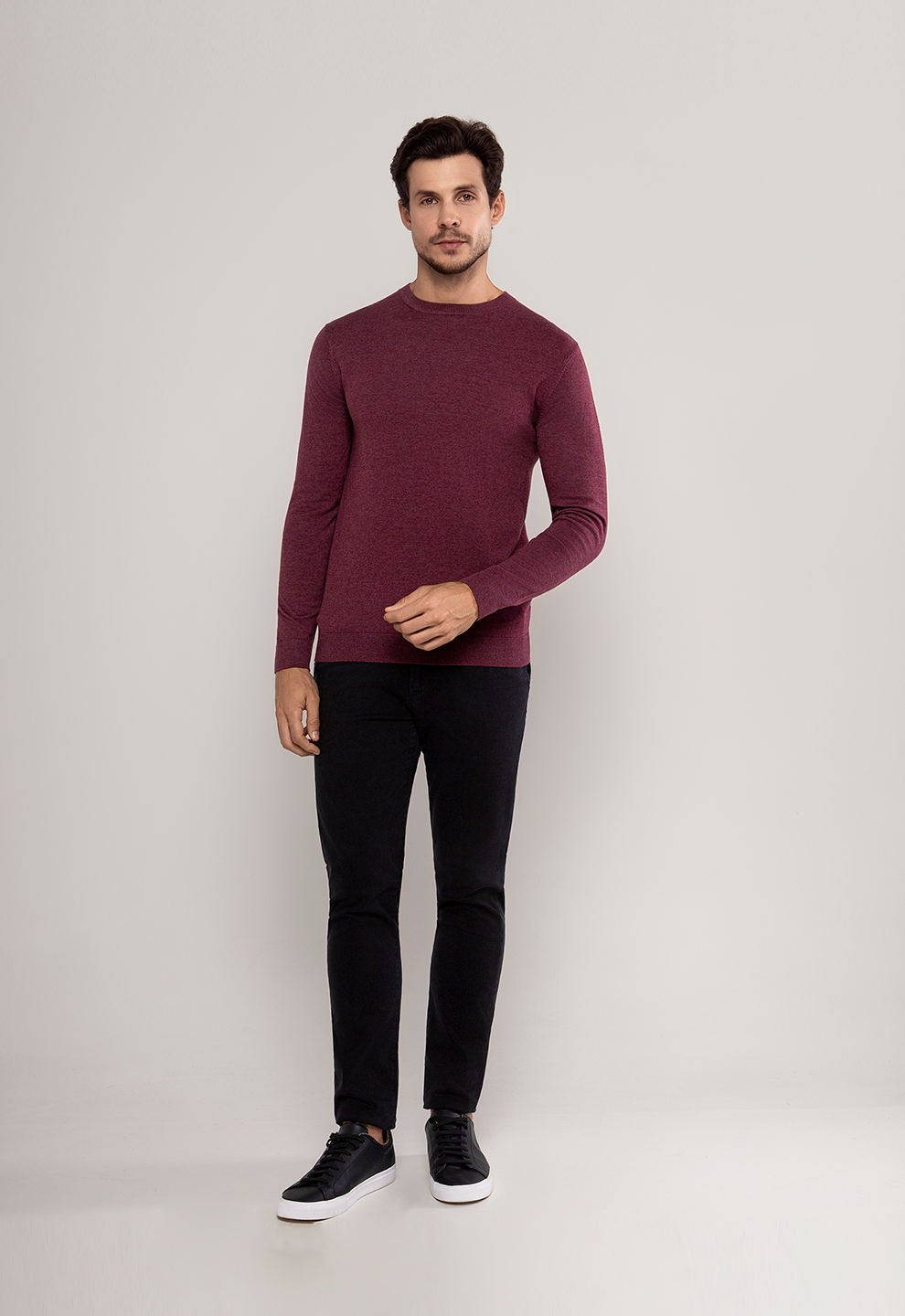 TRICOT ALPINE CLASSIC BORDÔ