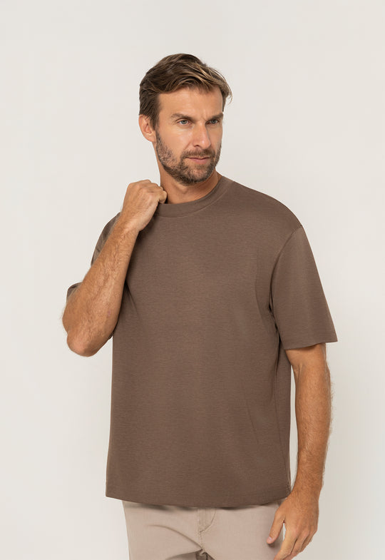 Camiseta Design Marrom