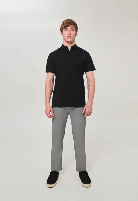 Polo Dry-Fit Motion Design Preta