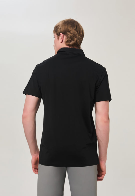 Polo Dry-Fit Motion Design Preta