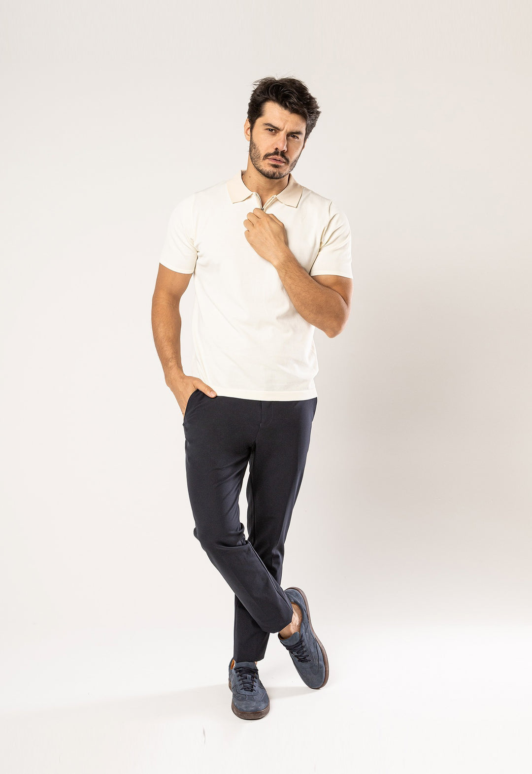 Polo Tricot Zip Off