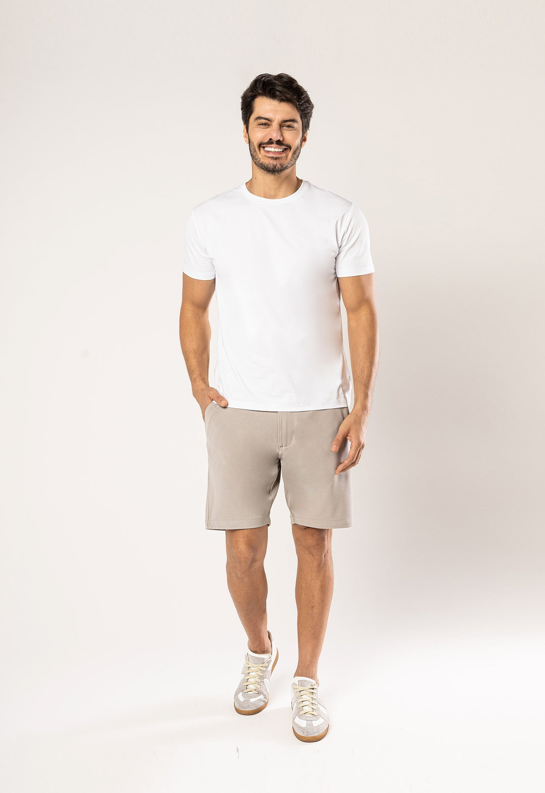 Bermuda Comfort Piquet Gelo
