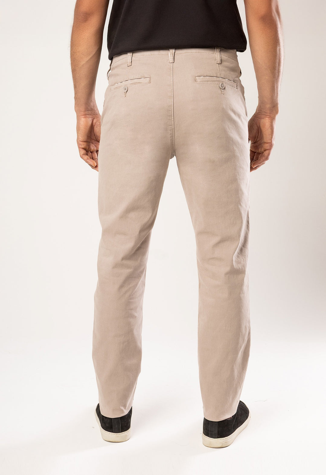 Calça Sarja Design Caqui