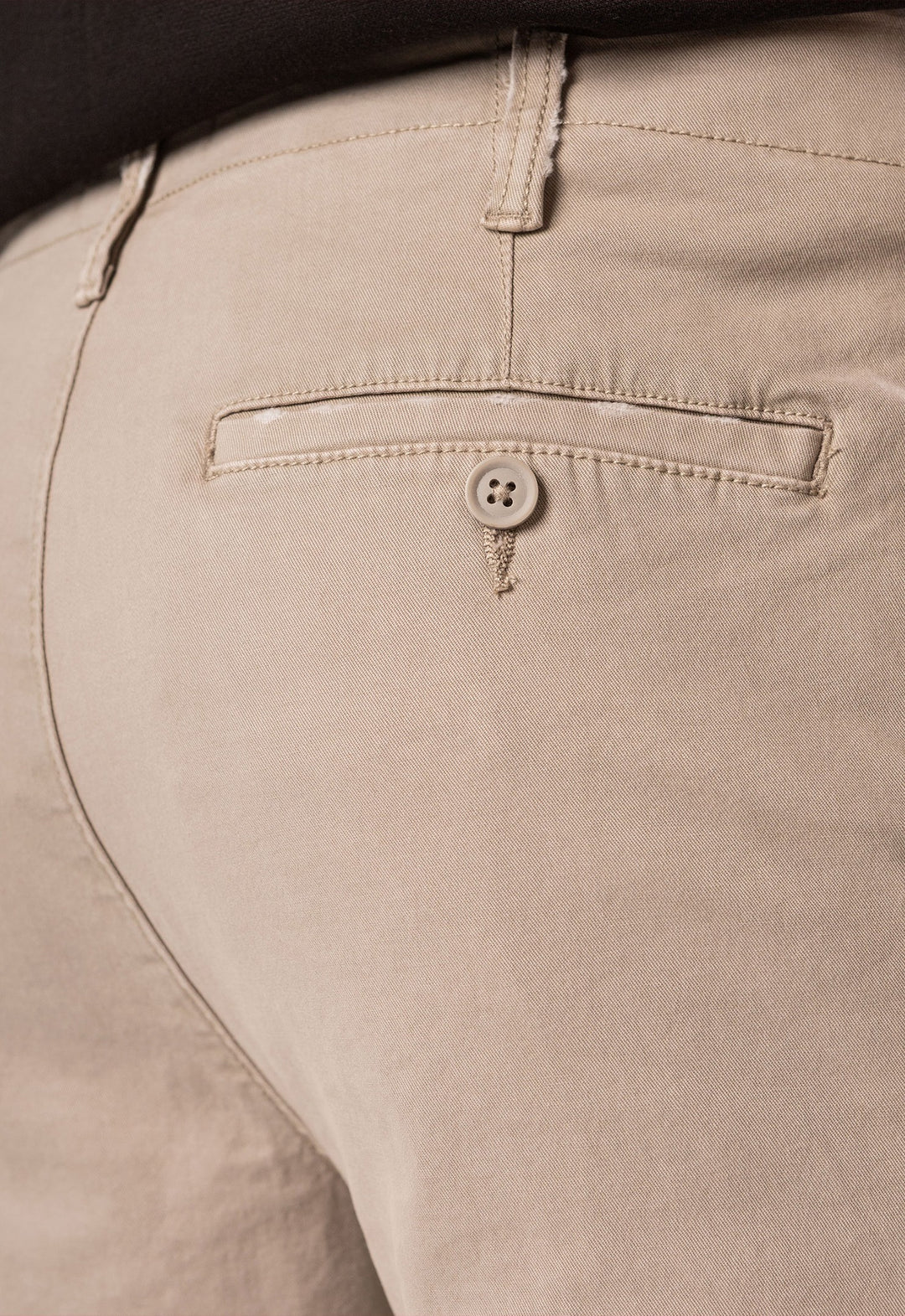Calça Sarja Design Caqui