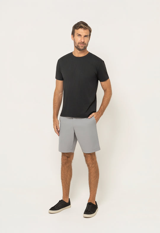 Bermuda Tactel Comfort Cinza