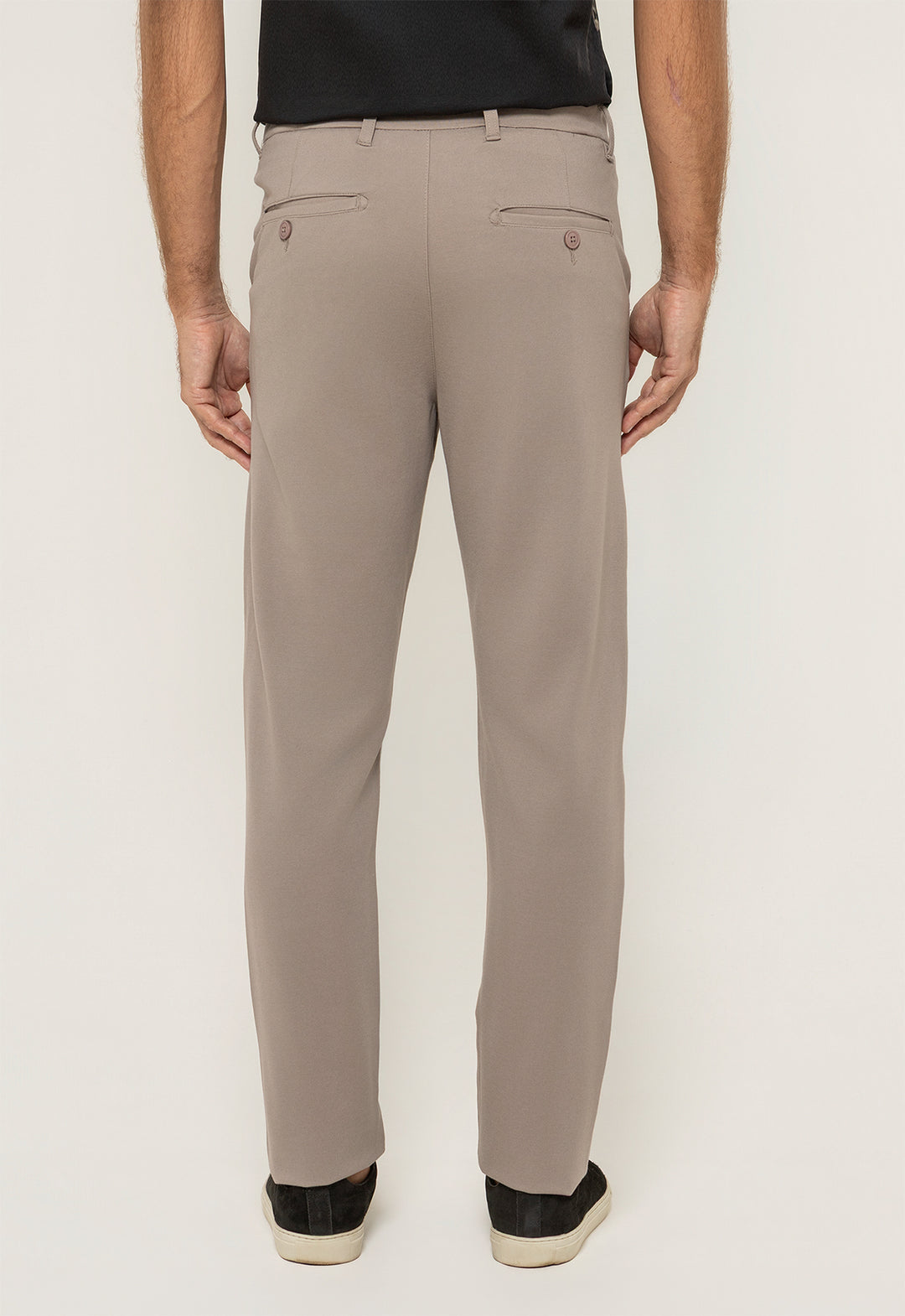 Calça Ponto Roma Ajuste Cos Caqui