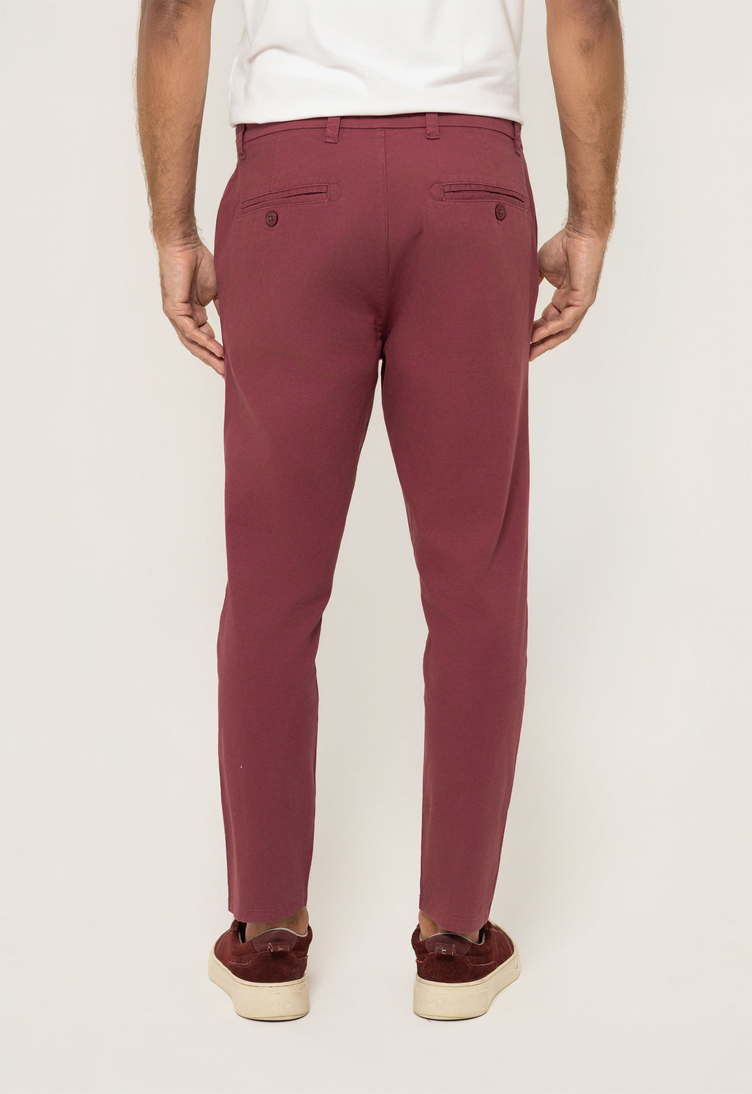 CALÇA SARJA DESIGN New Vinho