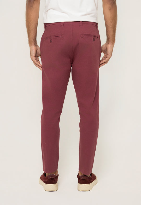 CALÇA SARJA DESIGN New Vinho