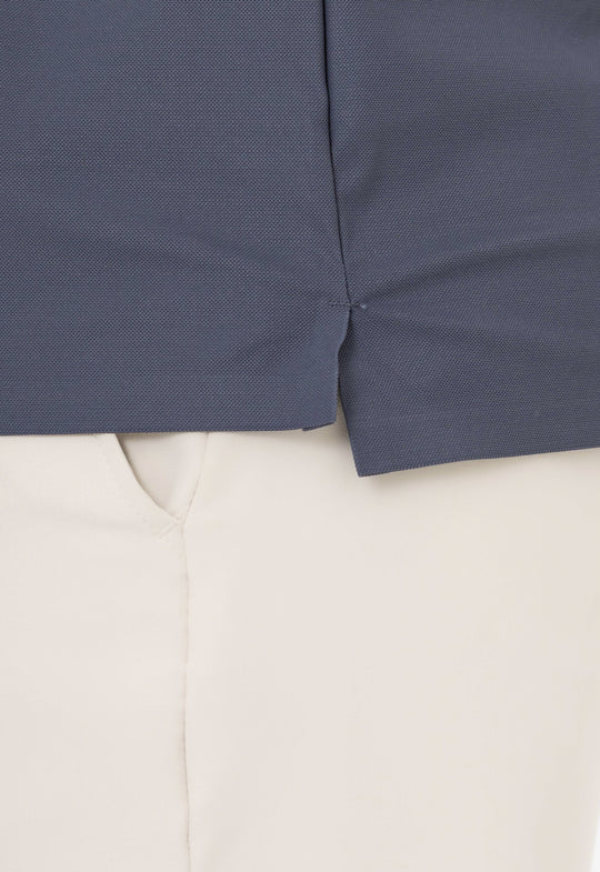 POLO DRY-FIT MOTION ZIP GRAFITE